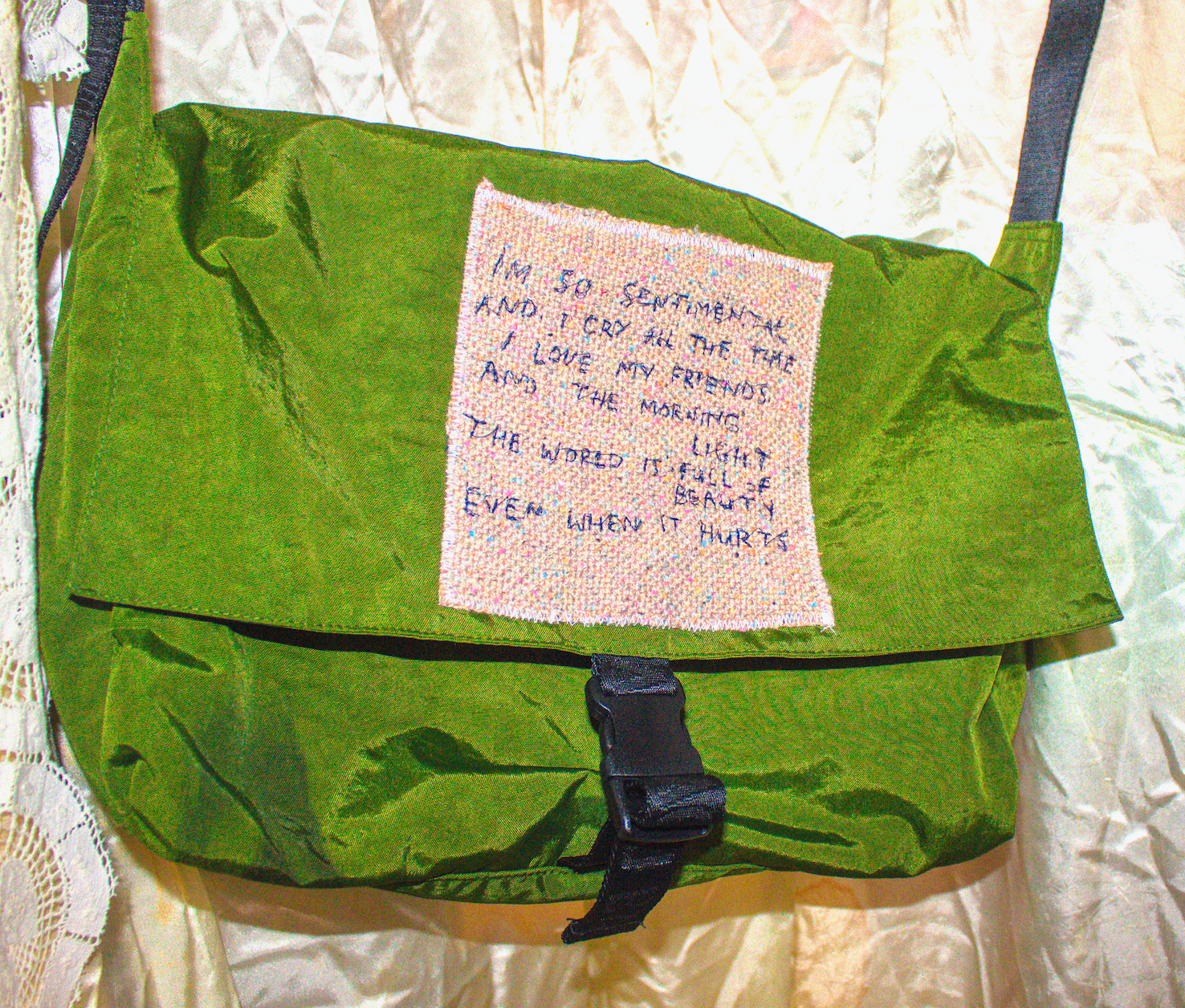 The World Is Full of Beauty Messenger Bag